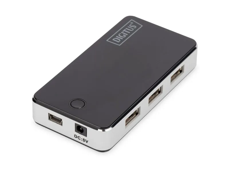 USB hub 2.0 7 porta sivi
