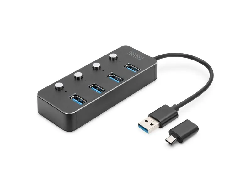 USB hub 4 3.0 porta sa prekidačima