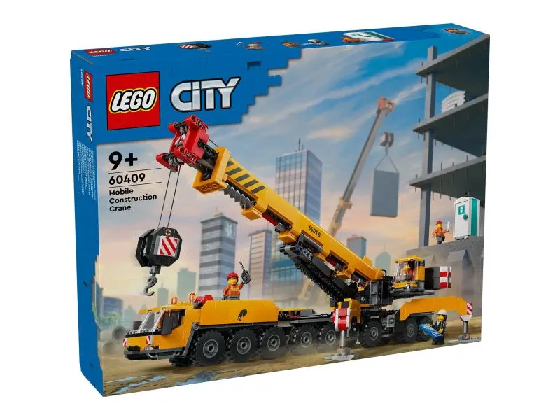 Žuti mobilni građevinski kran(60409)