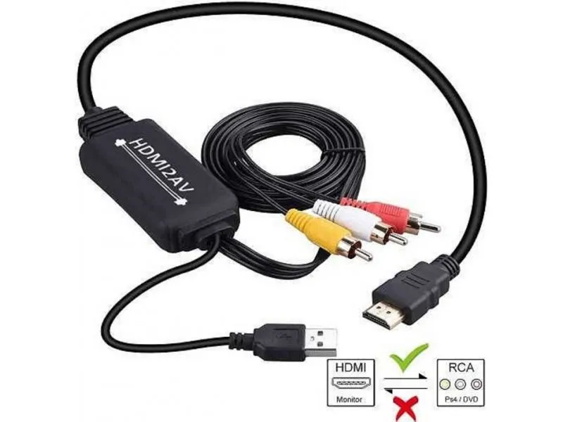 HDMI na AV konvertor kabl KT-HAV1-1.8M