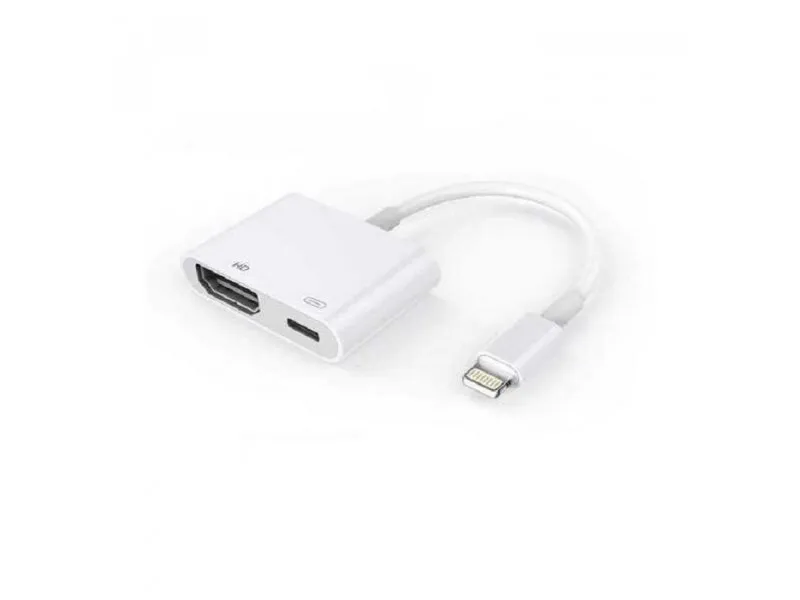 HUB adapter 2u1 Lightning na HDMI PD L2H-130