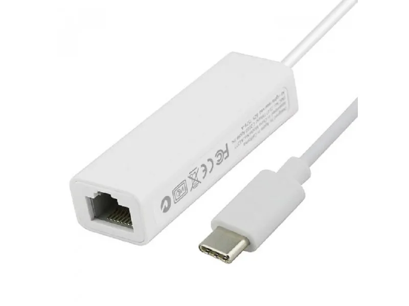 USB Type-C na RJ45 network card adapter 100Mb