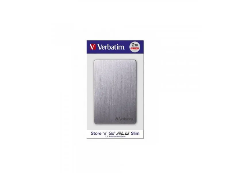 HDD 2TB Alu Slim sivi (53665)