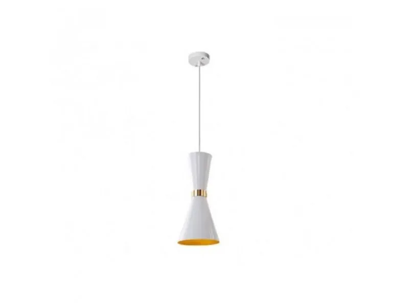 160 Visilica 1*E27 WHITE/GOLD