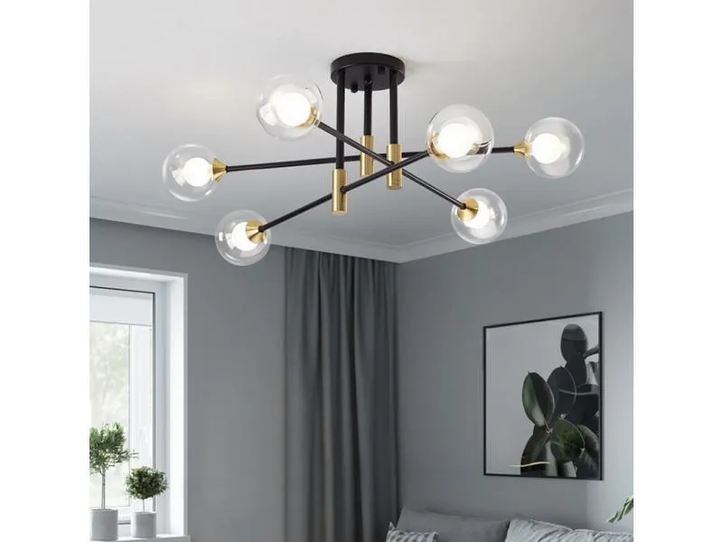 VESTA 322 LUSTER 6*G9 MESING/CRNA