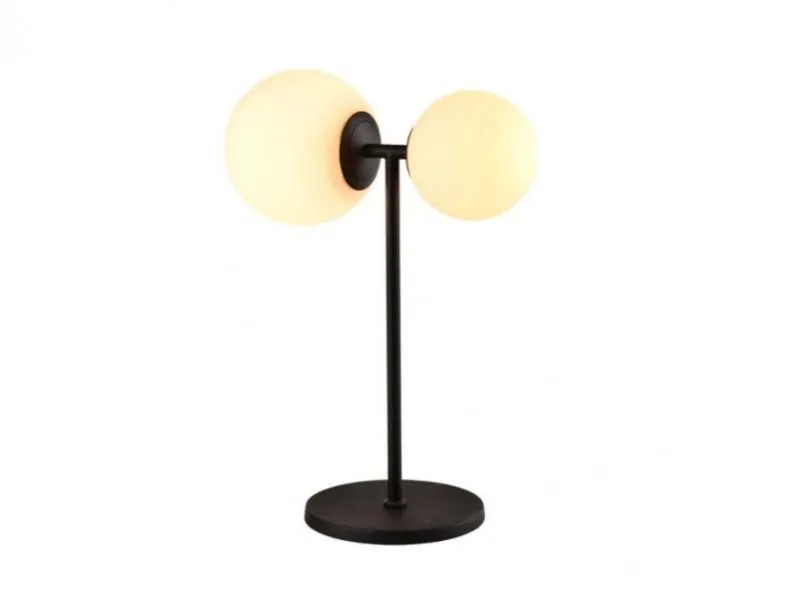 432 STONA LAMPA 1*E27/1*E14 MAT CRNA