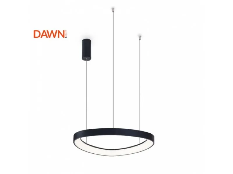521 visilica 48W 3000K crna (O 650 mm)