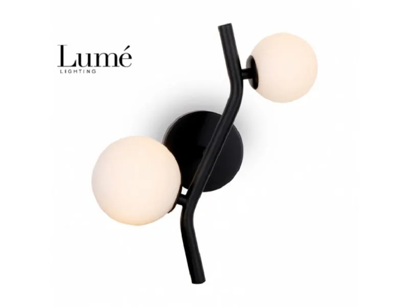 559 Zidna lampa 2*G9 Crna