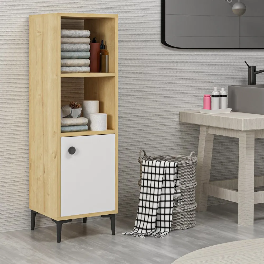 Višenamenski ormar Alone Sapphire Oak White
