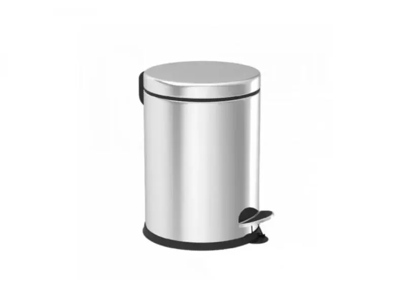 Kanta za otpatke sa pedalom INOX 8 lit (visina 350mm, prečnik 210mm)