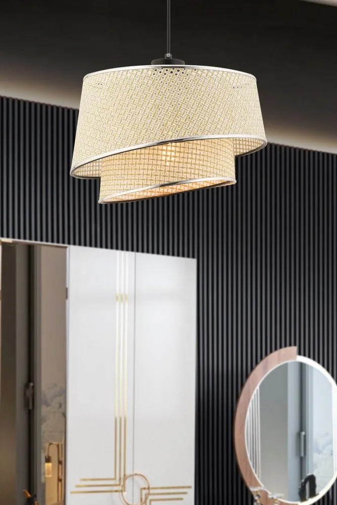 Visilica Barette Hazeran Cream Silver