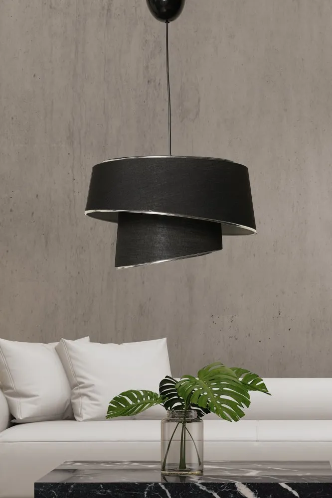 Visilica Barette Silver Black