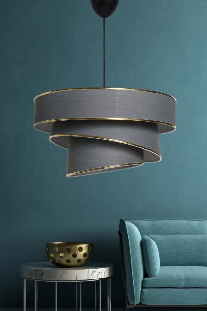 Visilica Couper Anthracite Gold