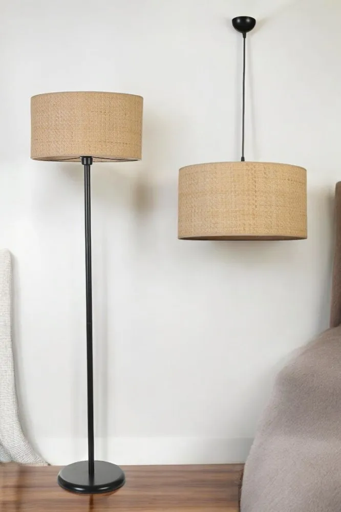 Visilica i podna lampa Hasır Rattan 846STL6108