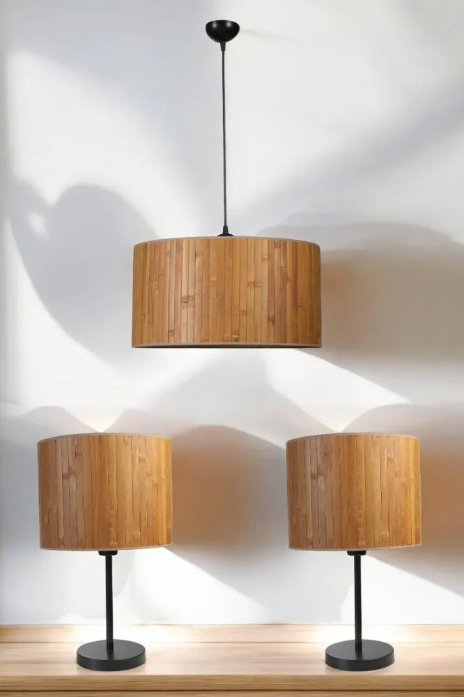 Visilica i stone lampe Bambu 01 846STL6114