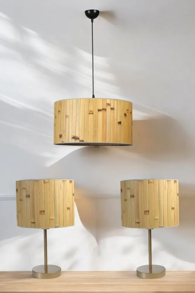 Visilica i stone lampe Bambu 02 846STL6115