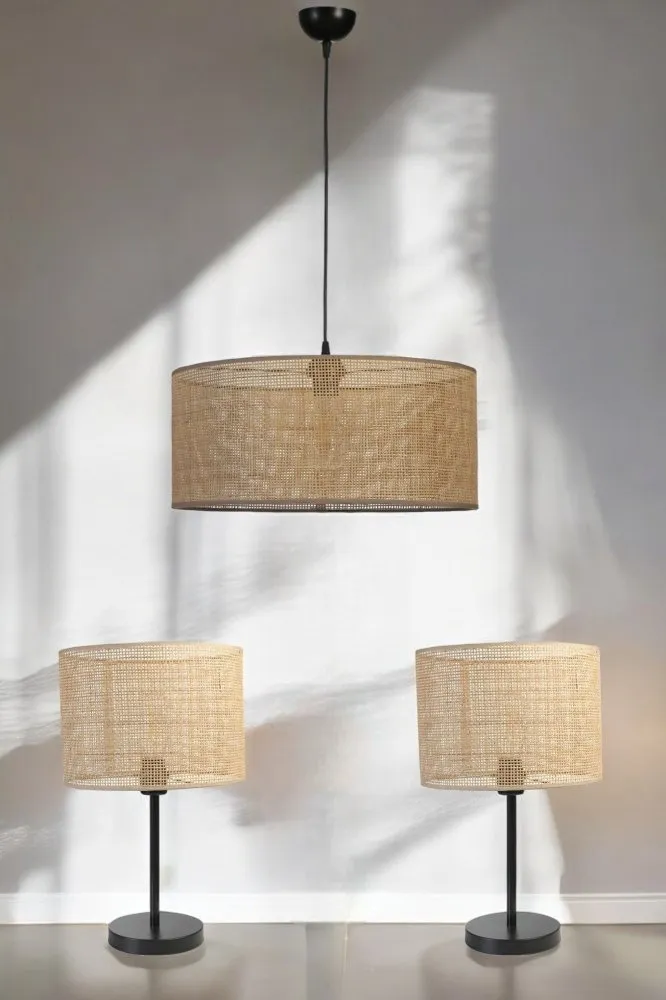 Visilica i stone lampe Orgulu Rattan 846STL6117