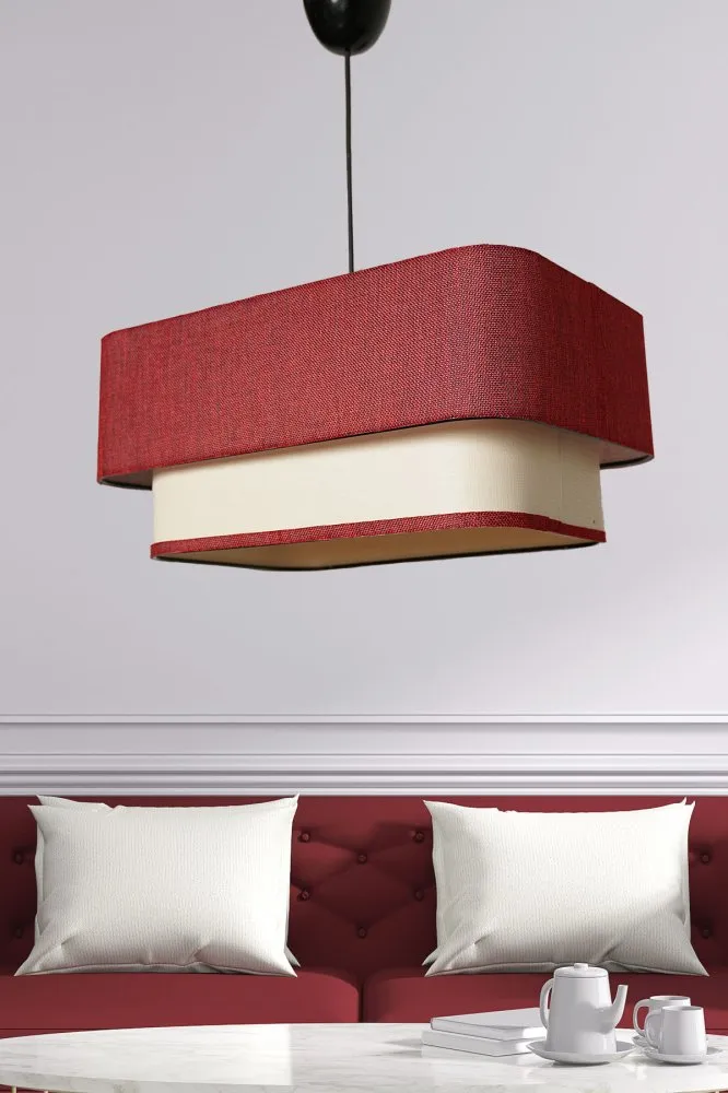 Visilica Varianza Cream Red