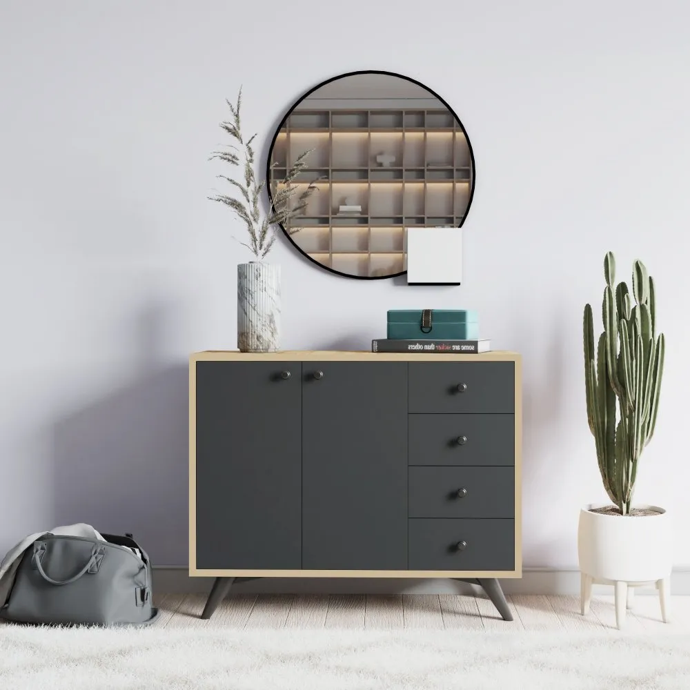 Waga Oak Anthracite komoda