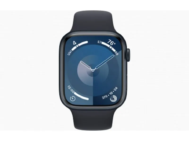 Watch S9 GPS 45mm Midnight Alu Case w Midnight Sport Band - M/L (mr9a3se/a)