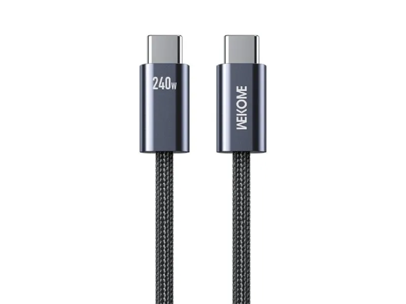 WDC-23 Kabl 3.1 USB tip C M/M 1m za Super brzo punjenje 240W/480Mbps, crni