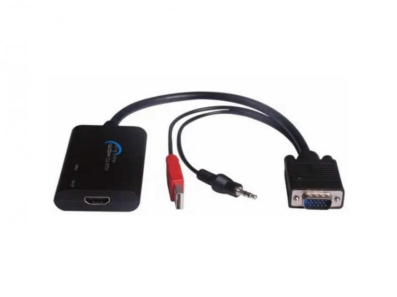HDMI na VGA+USB+Audio