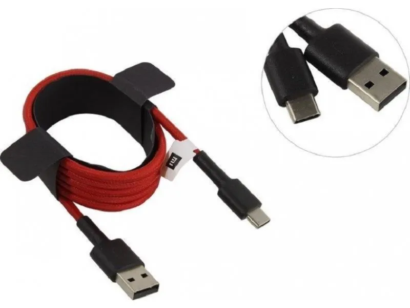 Braided USB Type-C red