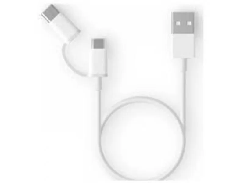 Mi 2-in-1 USB Cable Micro USB to Type C (30cm)