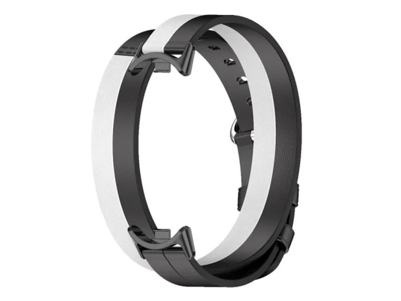 Smart Band 8 Double wrap strap black and white