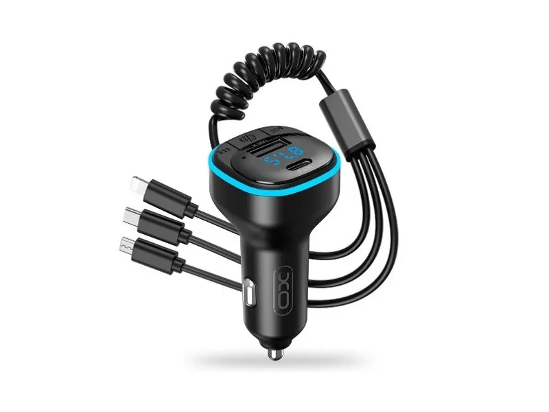XO FM Modulator BCC07 + USB Data kabl 3in1
