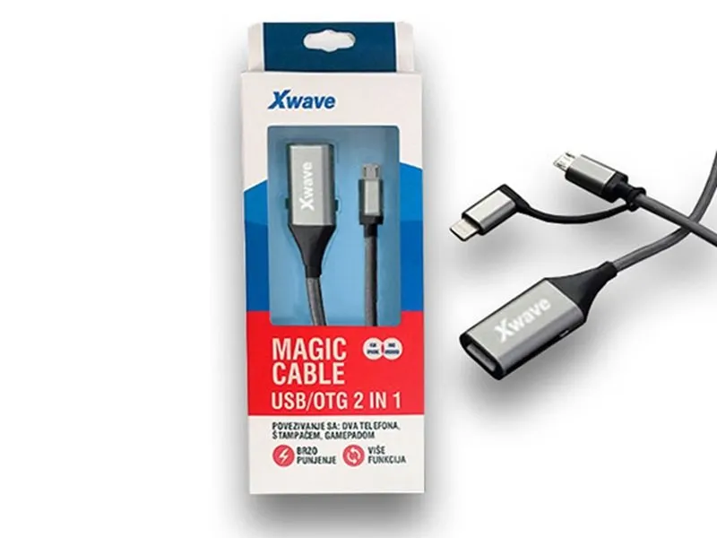 Kabl Magic USB2.0 na Micro USB 1M,lightning