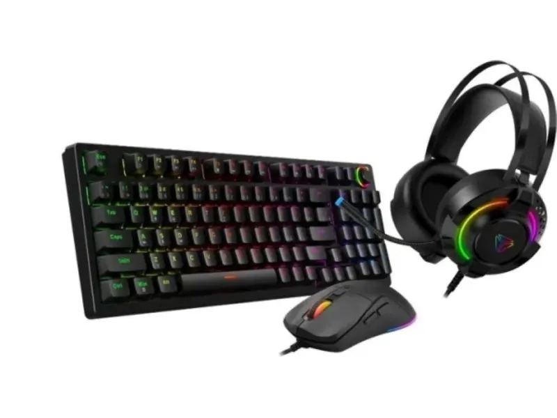 Mehanička tastatura + miš + slušalice (YGS 03 RGB)