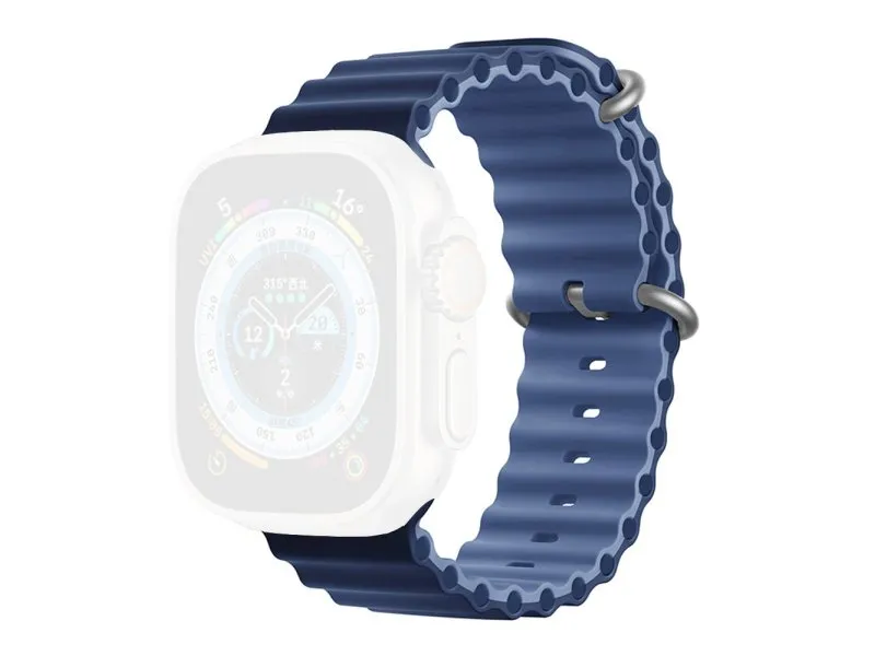 Zamenska narukvica za Moye Kronos 4 pametni sat 44/45/49mm Light Blue/Deep Navy