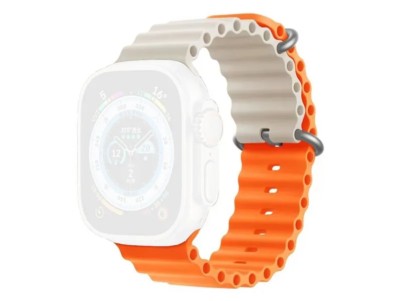 Zamenska narukvica za Moye Kronos 4 pametni sat 44/45/49mm Orange/Starlight