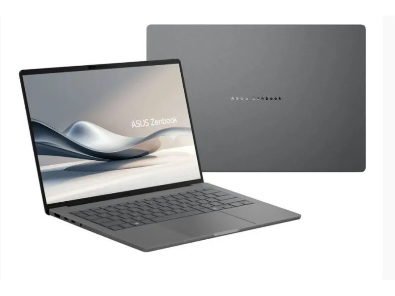 Zenbook A14 UX3407RA-QD010W (14 inca WUXGA OLED, Snapdragon X Elite X1E 78 100, 32GB, SSD 1TB, Win11 Home)