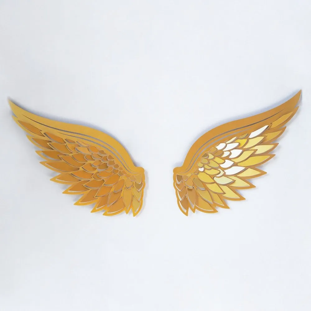 Zidna dekoracija Angel Wings Metal Wall Art Set APT705