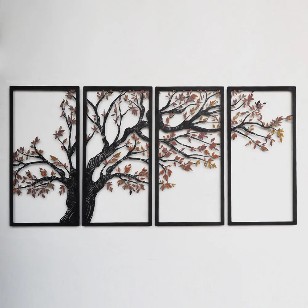 Zidna dekoracija Autumn Vibes Set of 4 APT740 S