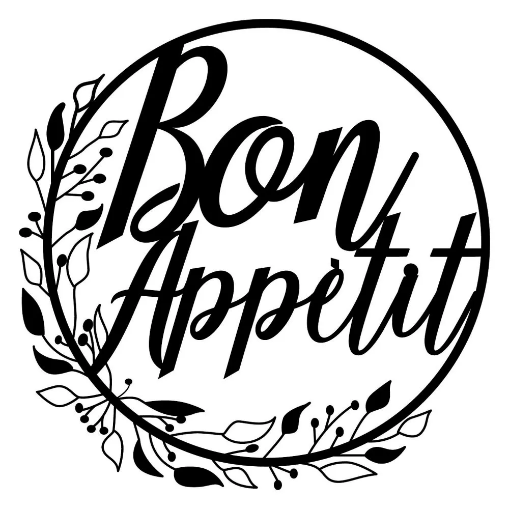 Zidna dekoracija Bon Appetit