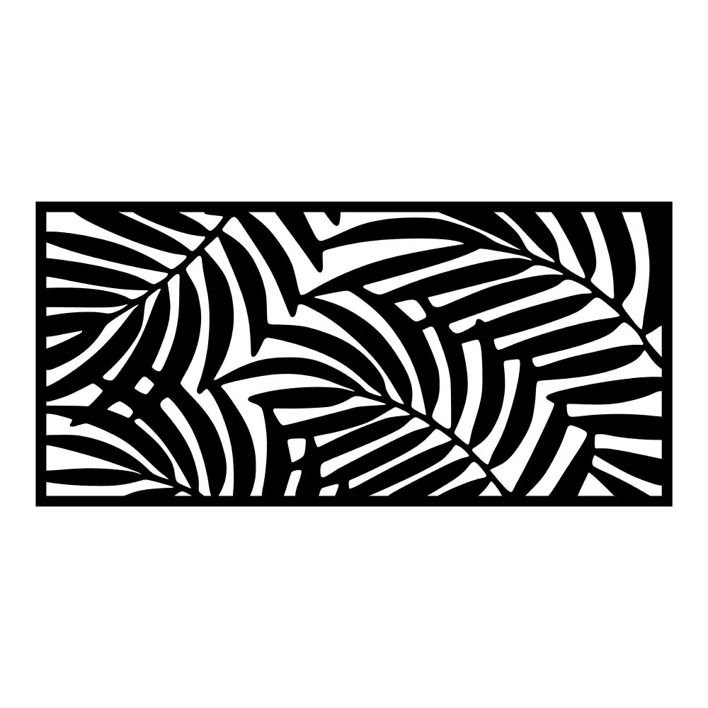 Zidna dekoracija Decorative Panel 4 Black