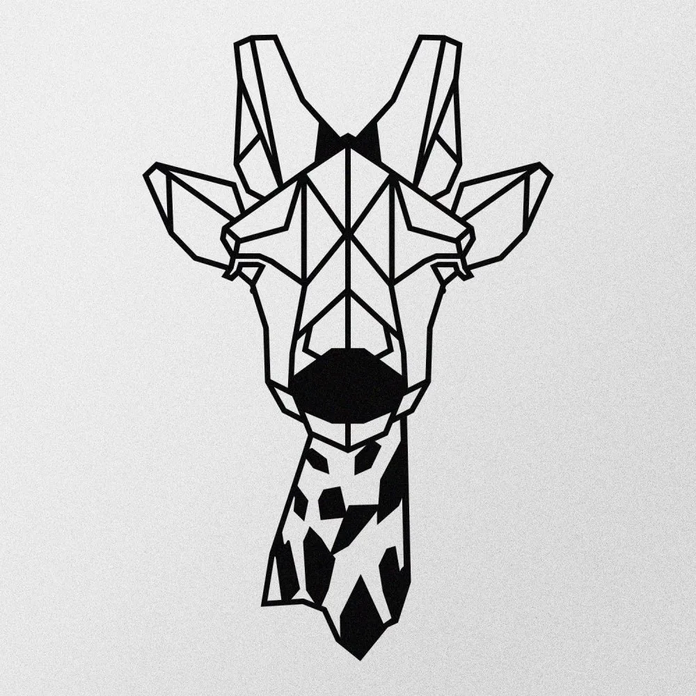 Zidna dekoracija Gıraffe Metal Decor