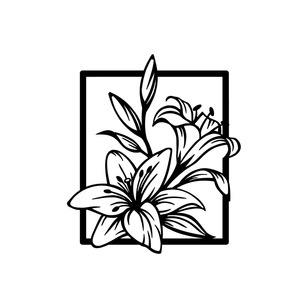 Zidna dekoracija Lily
