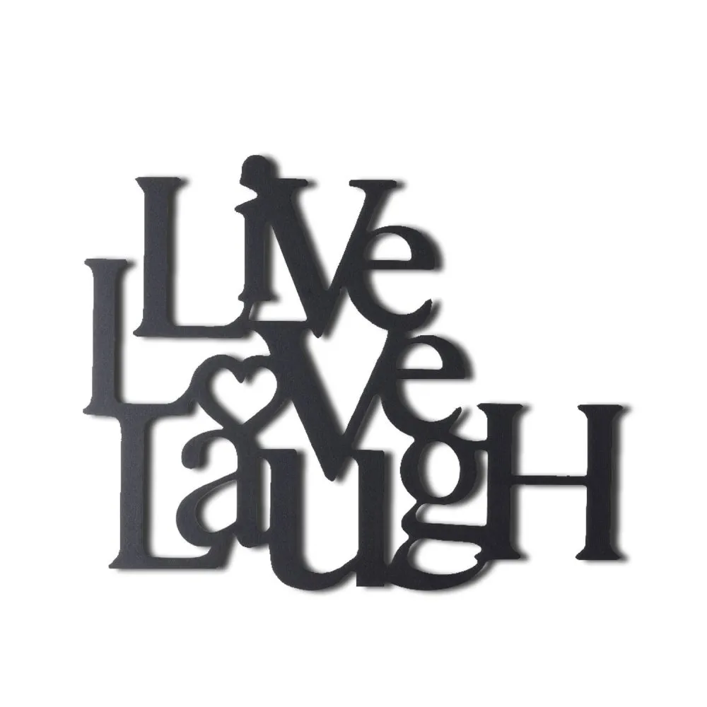 Zidna dekoracija Live Love Laugh