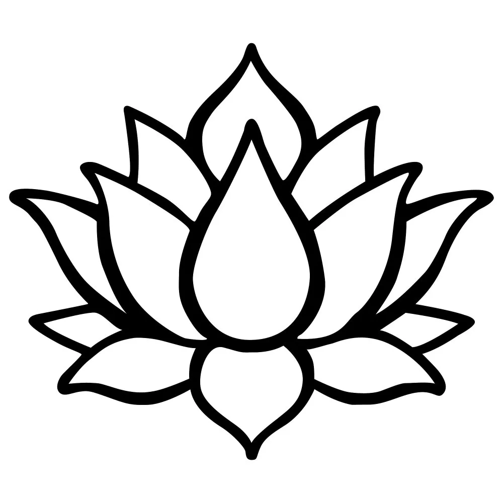 Zidna dekoracija Lotus Flower 1