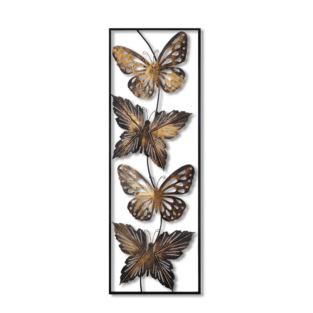 Zidna dekoracija Metal Art Butterfly