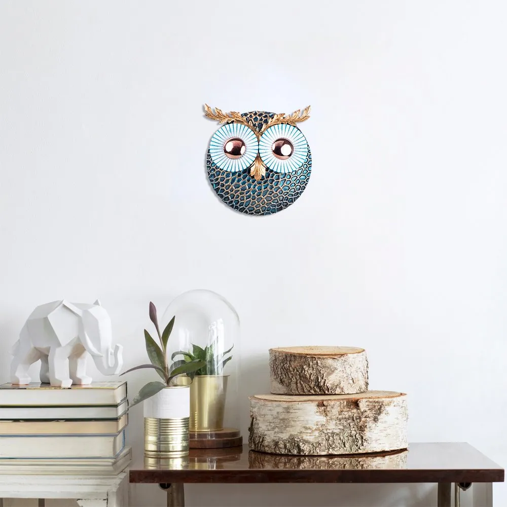 Zidna dekoracija Owl 3 Copper