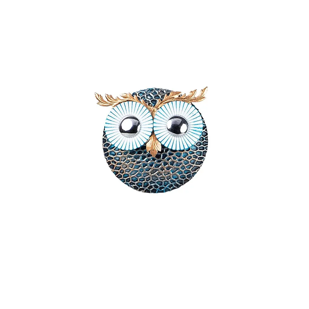 Zidna dekoracija Owl 3 Silver