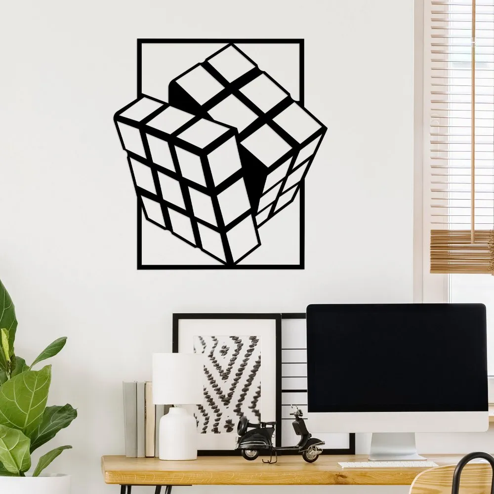 Zidna dekoracija Rubik's Cube