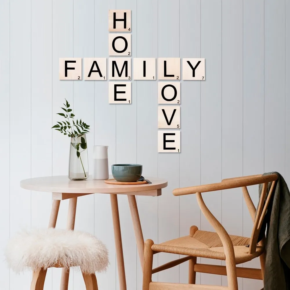 Zidna dekoracija Scrabble Set 4