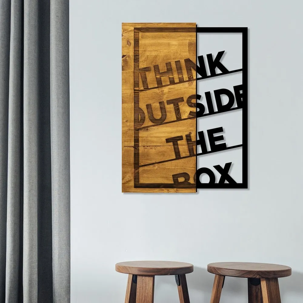 Zidna dekoracija Think Outside The Box