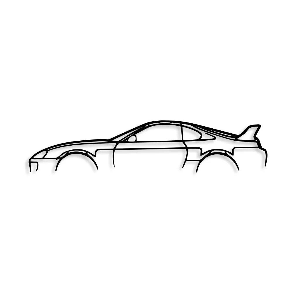 Zidna dekoracija Toyota Supra Silhouette